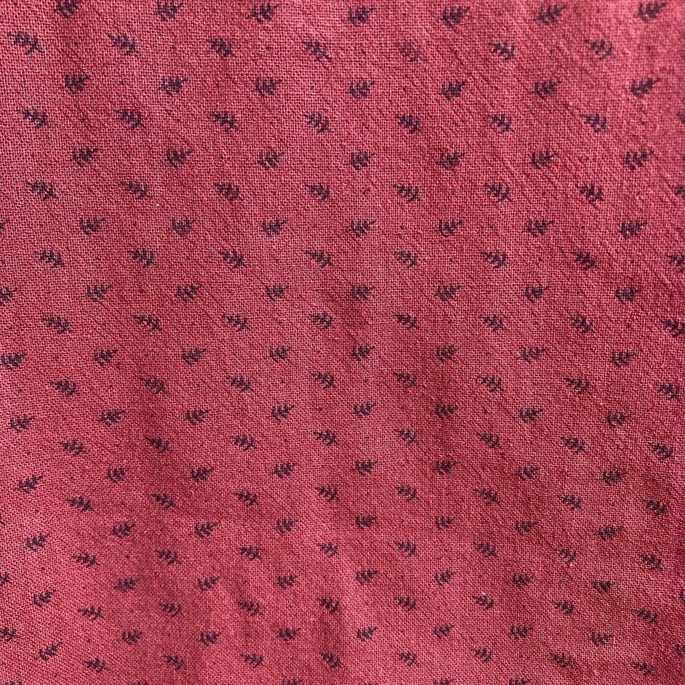 STUDIO CLIP JAPAN Red Linen Blend Dress One Size/XXL Lagenlook Natural Casual - Picture 10 of 12